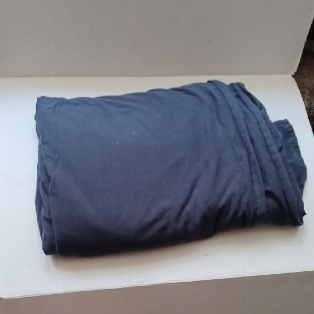 $4 Add-on Navy Blue Sheet With Bag - Queen Size (Top Flat Sheet Only)